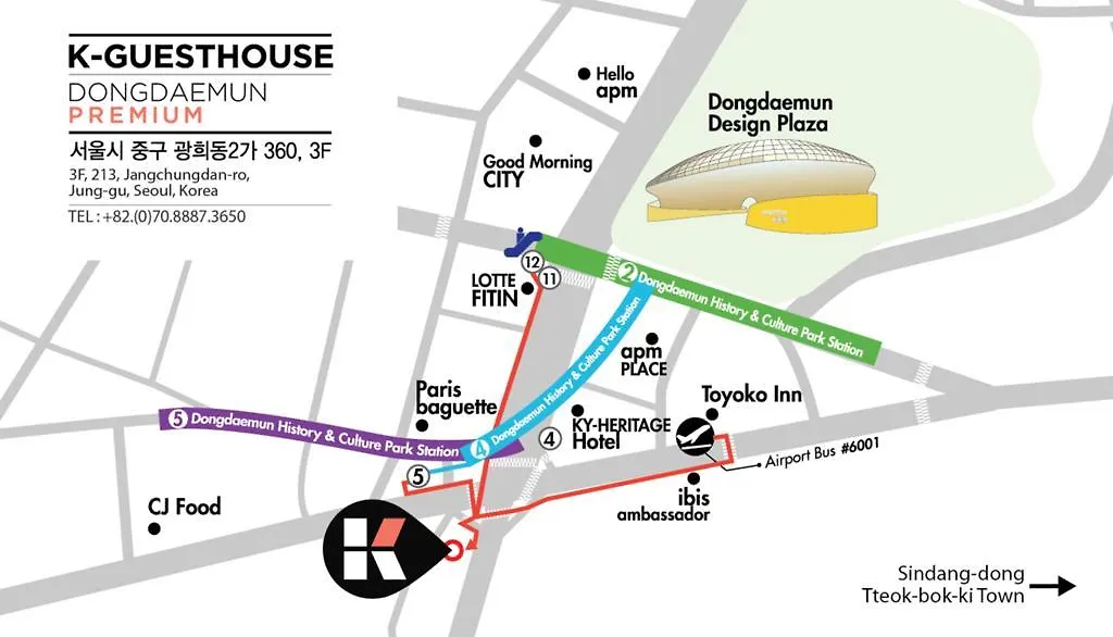 Hostel K-Guesthouse Dongdaemun Premium Seoul